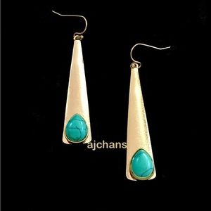 NEW Samantha Wills Here Comes the Sun Turquoise Earrings